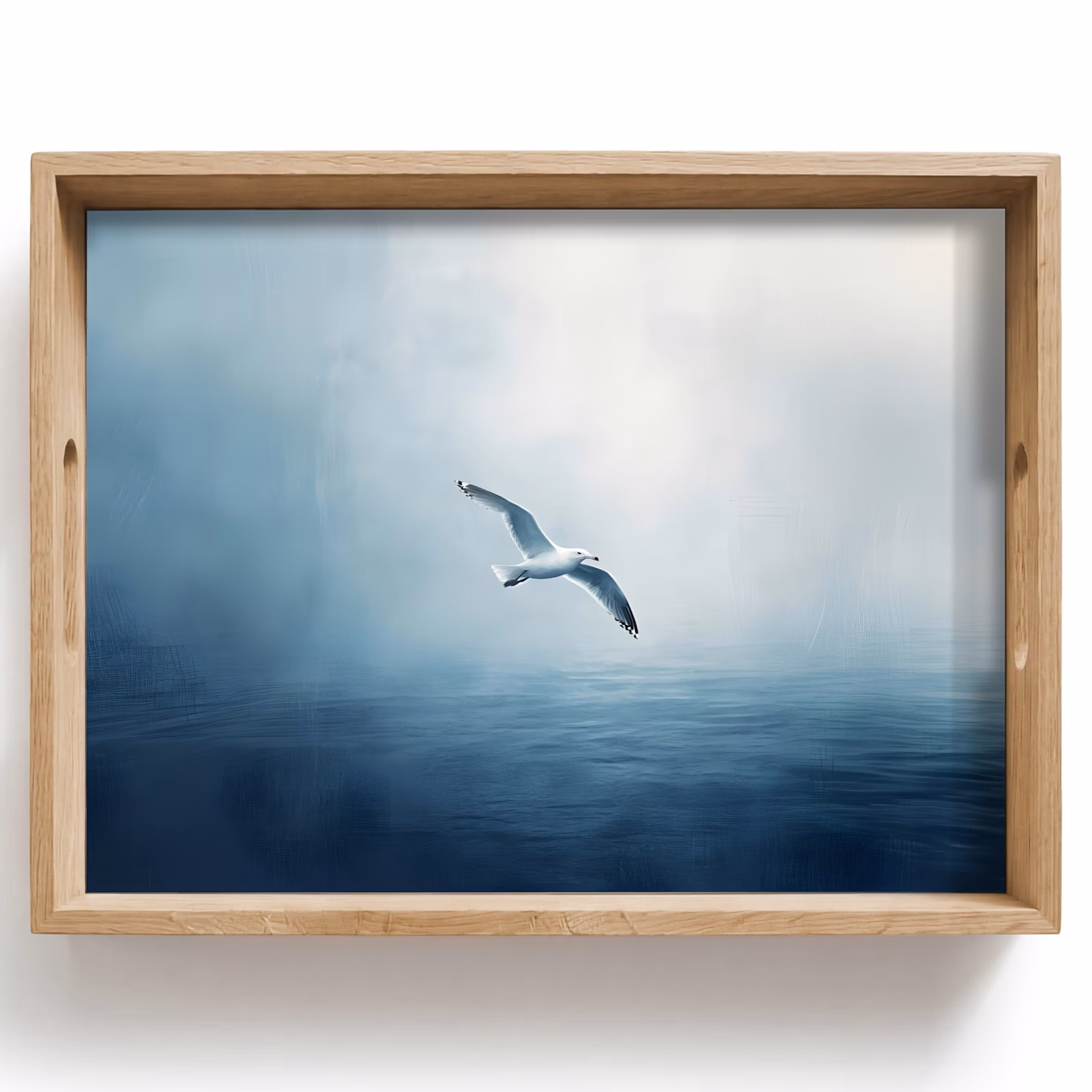 Plateau - Mouette - Blanche - Mer - Brumeuse — 1