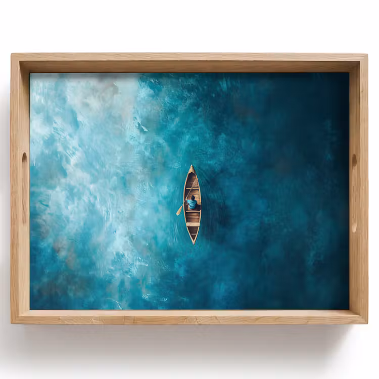 Plateau - Bateau - Eau - Bleu — 1
