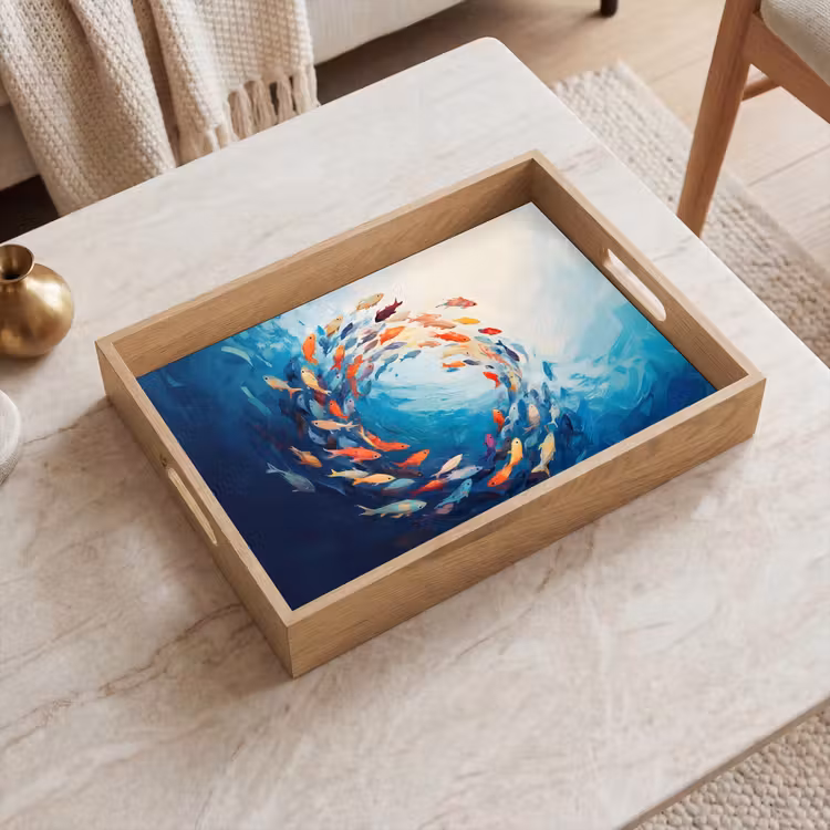 Plateau - Mer - Poissons - Colorés - Dynamiques — 2