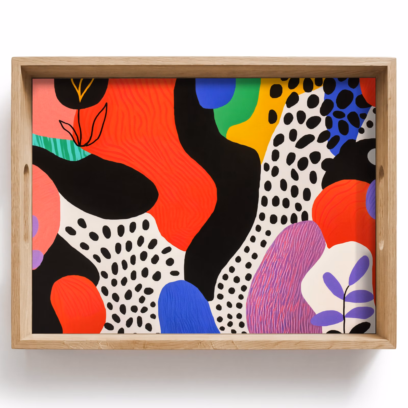 Plateau - Abstrait - Formes - Couleurs - Points — 1