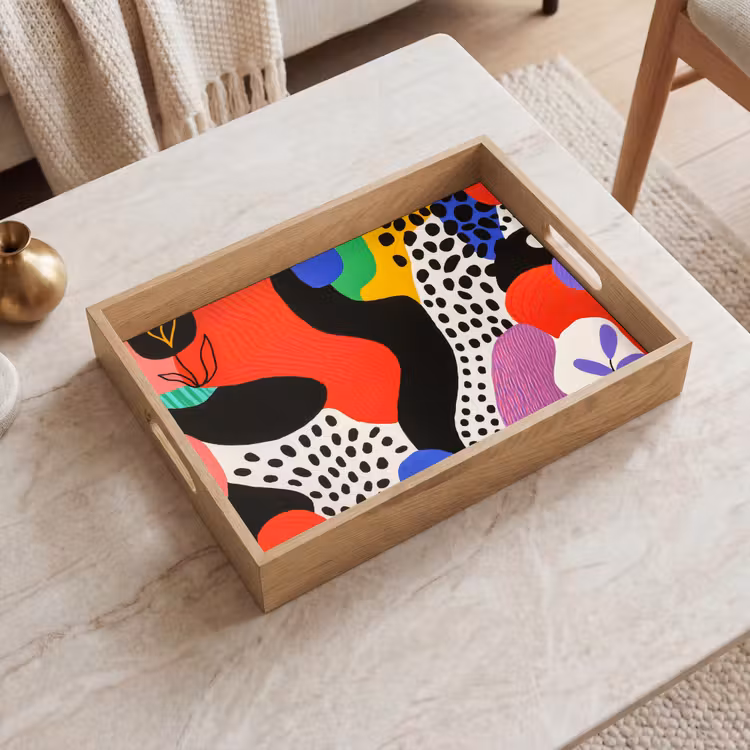 Plateau - Abstrait - Formes - Couleurs - Points — 2