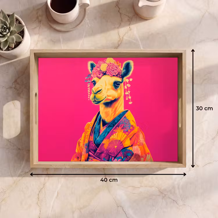 Plateau - Camel - Fleurs - Kimono - Eventails — 7