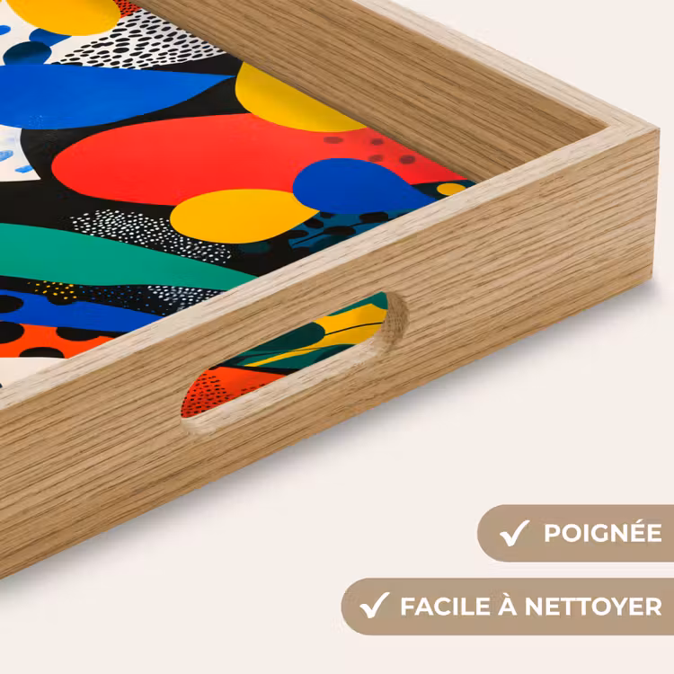 Plateau - Abstrait - Plantes - Formes - Colorées — 8