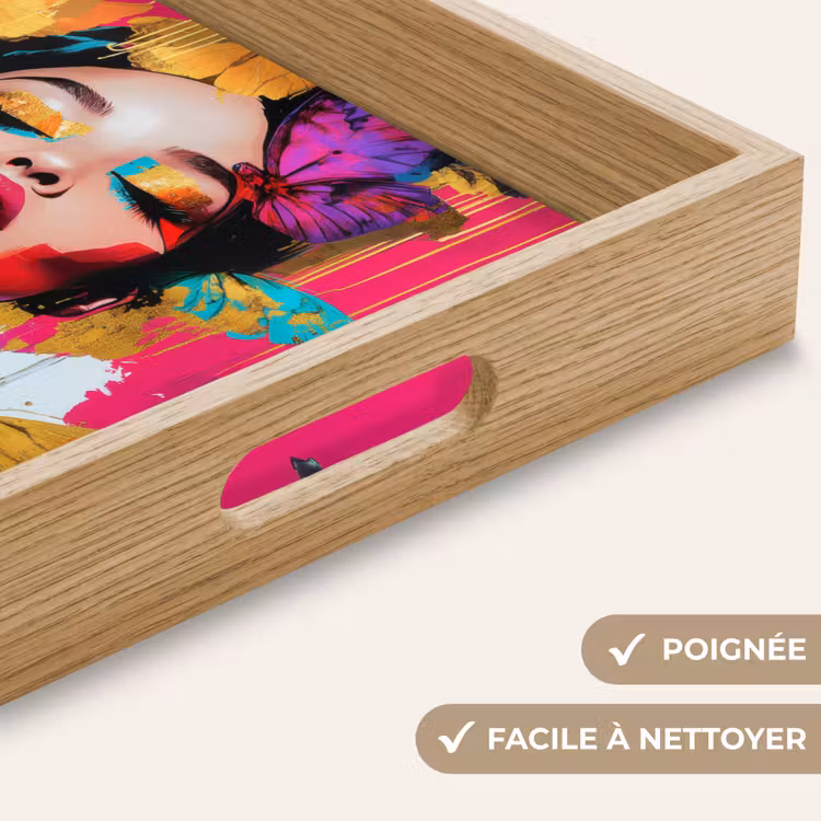 Plateau - Femme - abstrait - coloré — 8