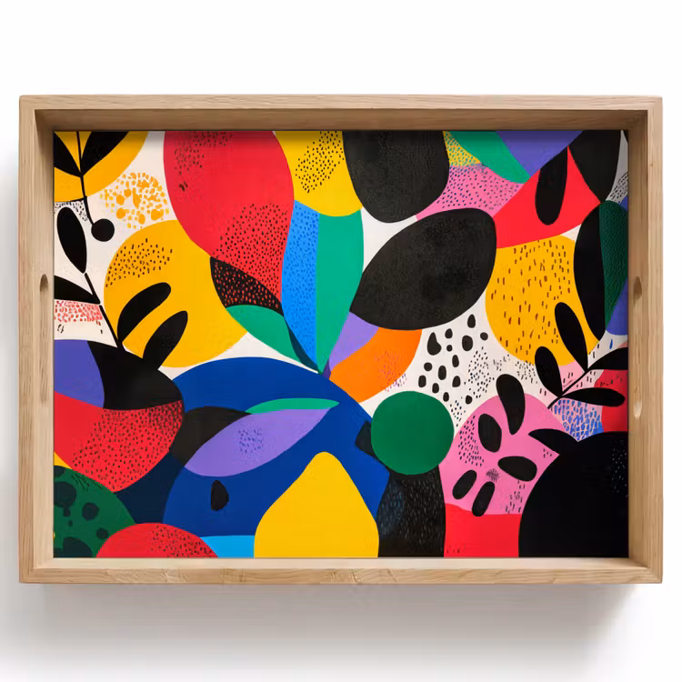 Plateau - Formes - Points - Coloré — 1