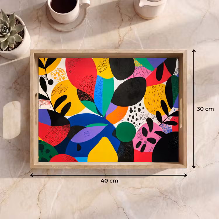 Plateau - Formes - Points - Coloré — 7