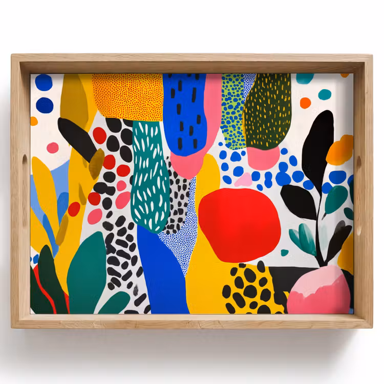 Plateau - Points - Formes - Moderne - Couleurs — 1