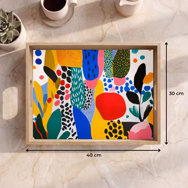Plateau - Points - Formes - Moderne - Couleurs — 7
