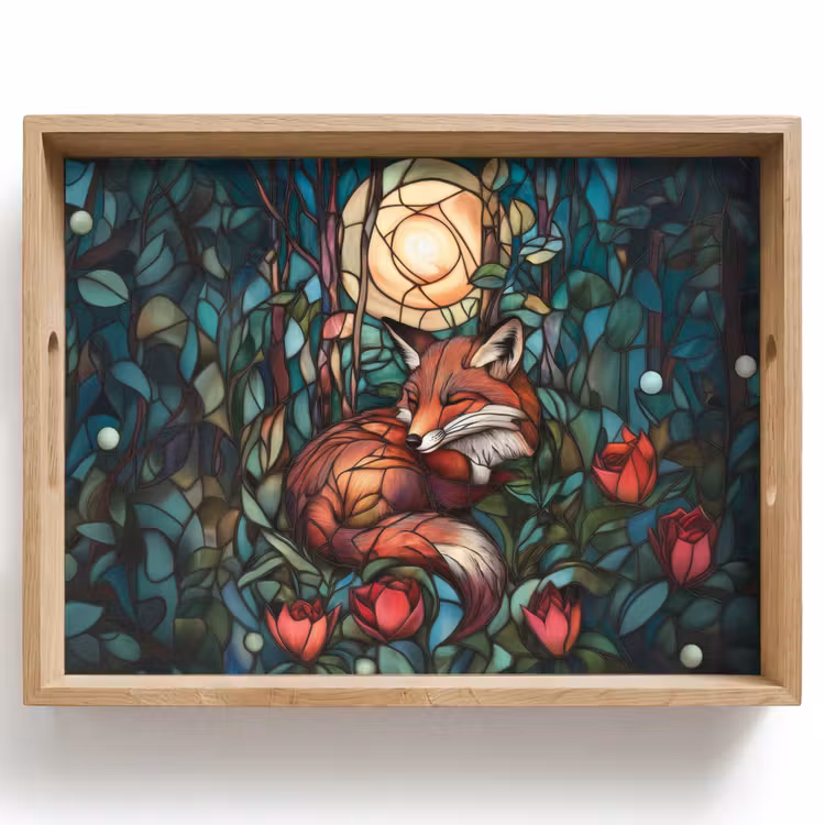 Plateau - Renard - Mosaïque - Forêt - Lune — 1