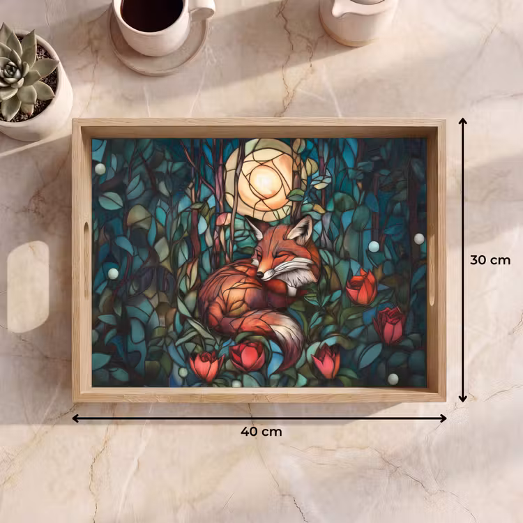 Plateau - Renard - Mosaïque - Forêt - Lune — 7