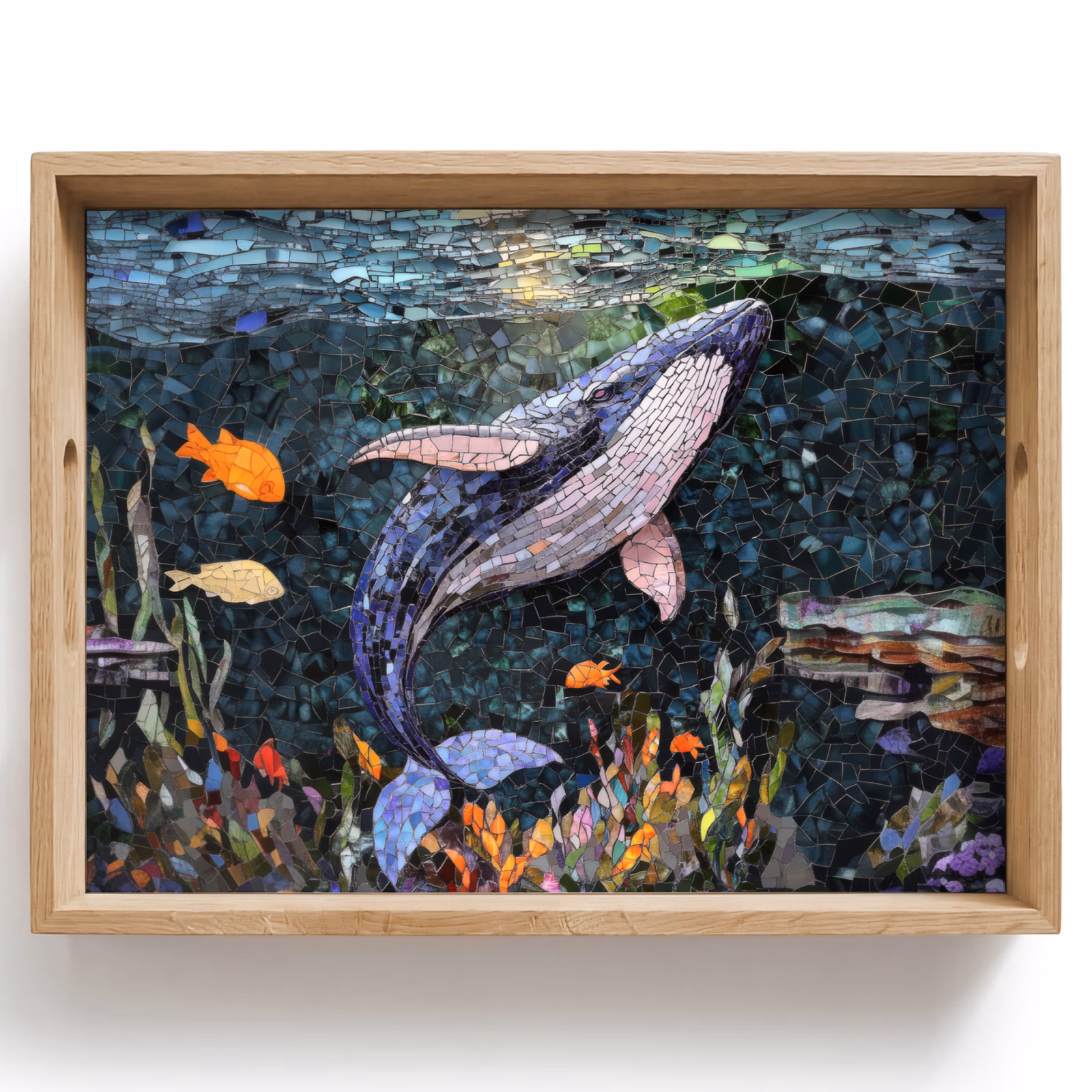Plateau - Mosaïque - Baleine - Corail - Eau — 1