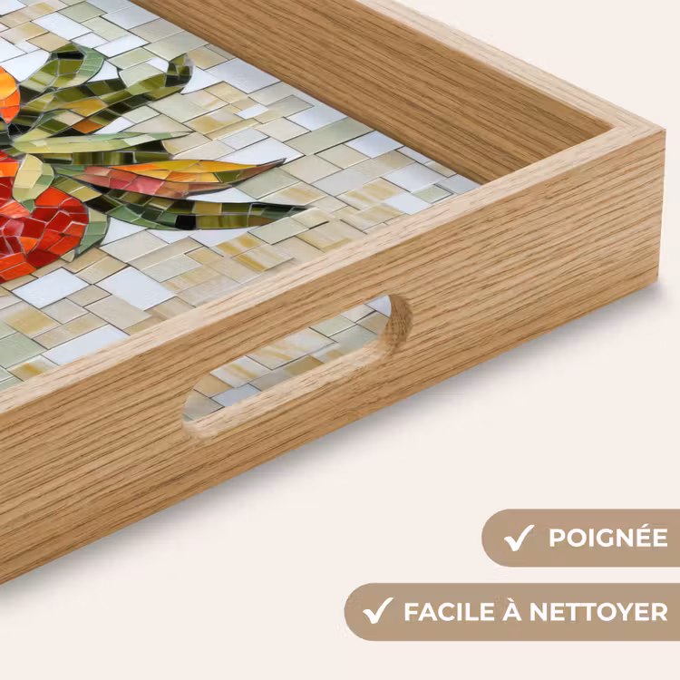 Plateau - Fraise - Rouge - Mosaïque - Fruit — 8