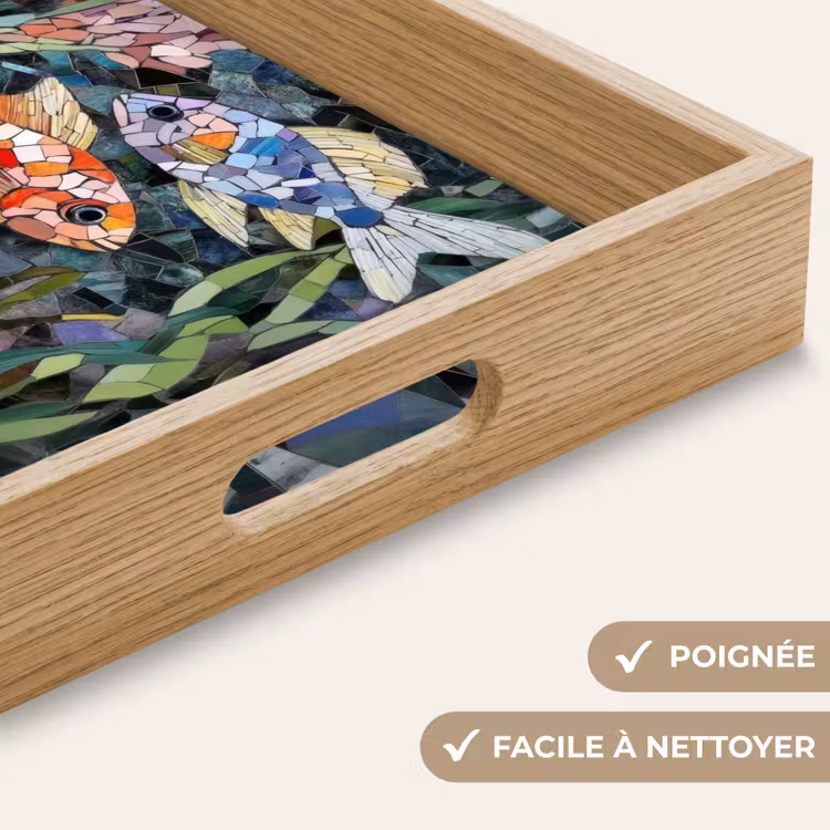 Plateau - Poisson - Corail - Mer - Mosaïque — 8