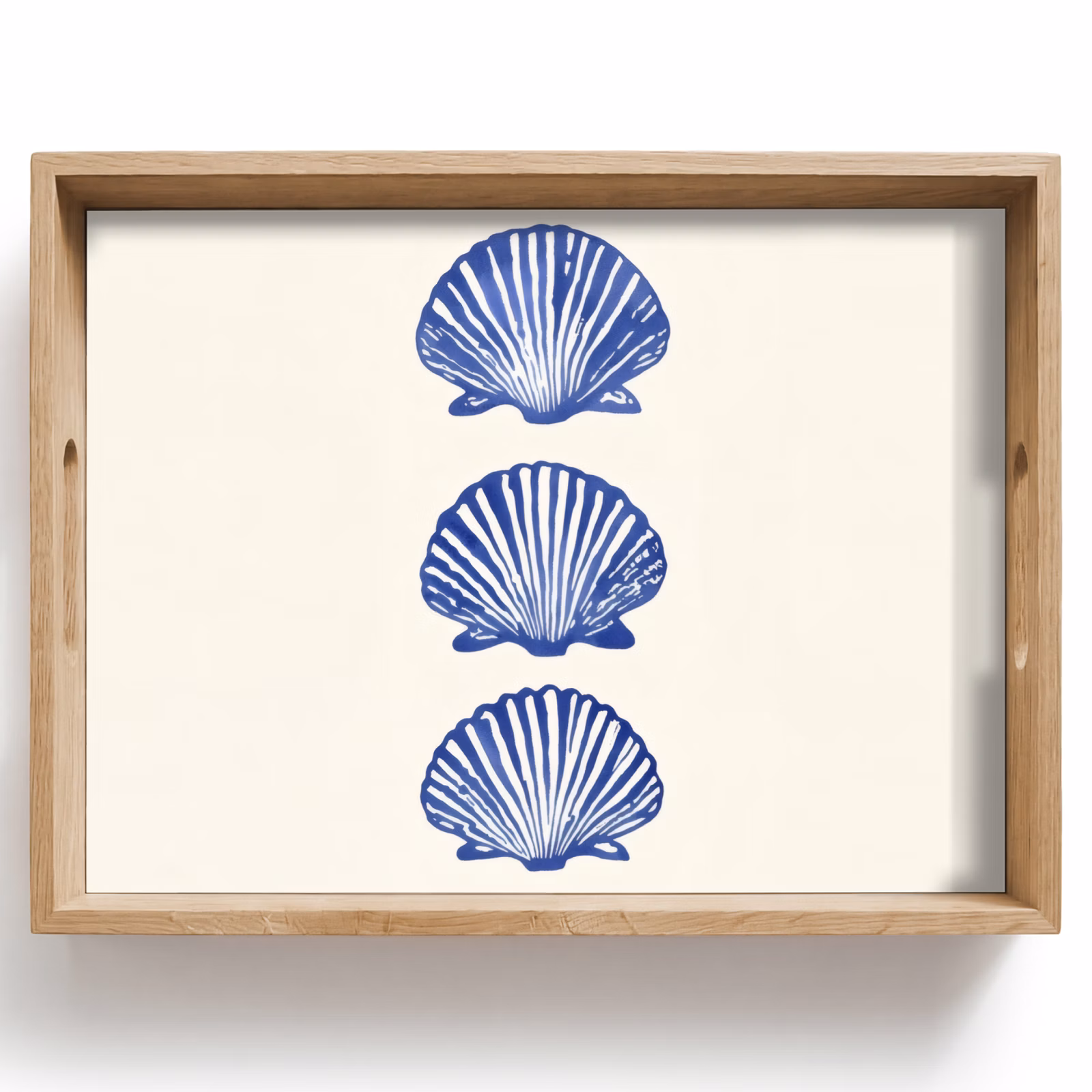 Plateau - Coquillages - Bleu - Motif — 1