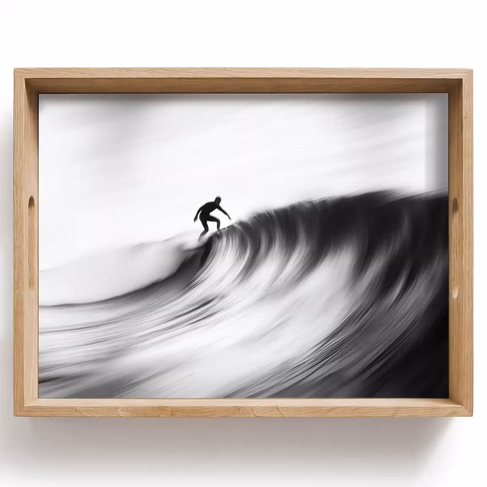 Plateau - Surfeur - Vague - Délavé - Noir — 1