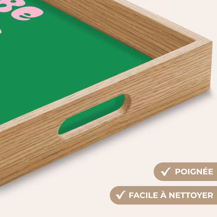 Plateau - Amor - Valentine - Vert - Texte — 8