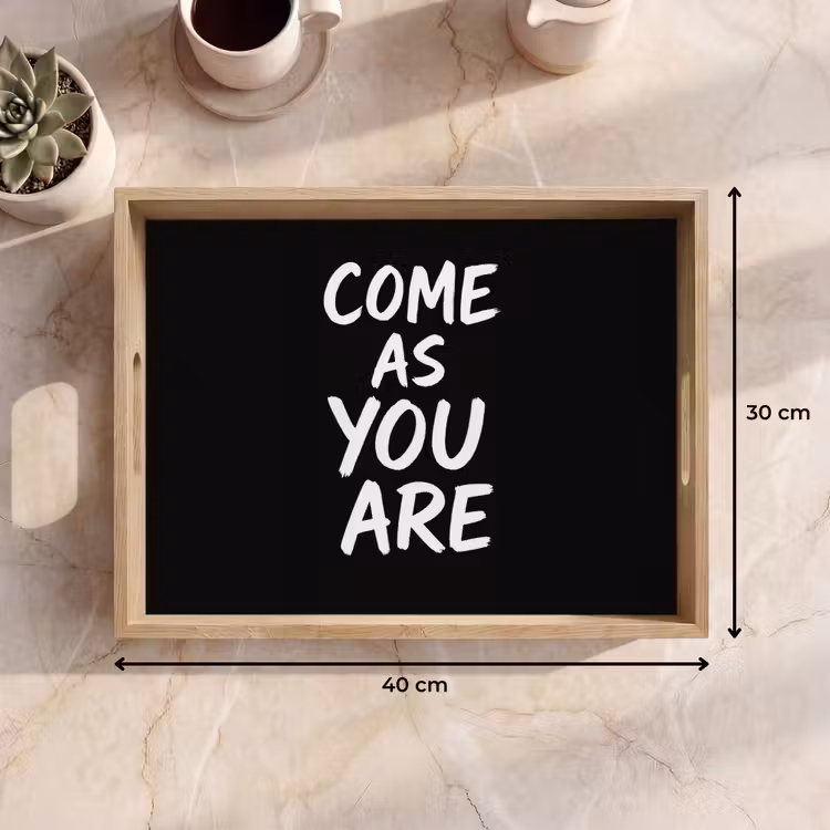 Plateau - Citation - Noir - Simple — 7