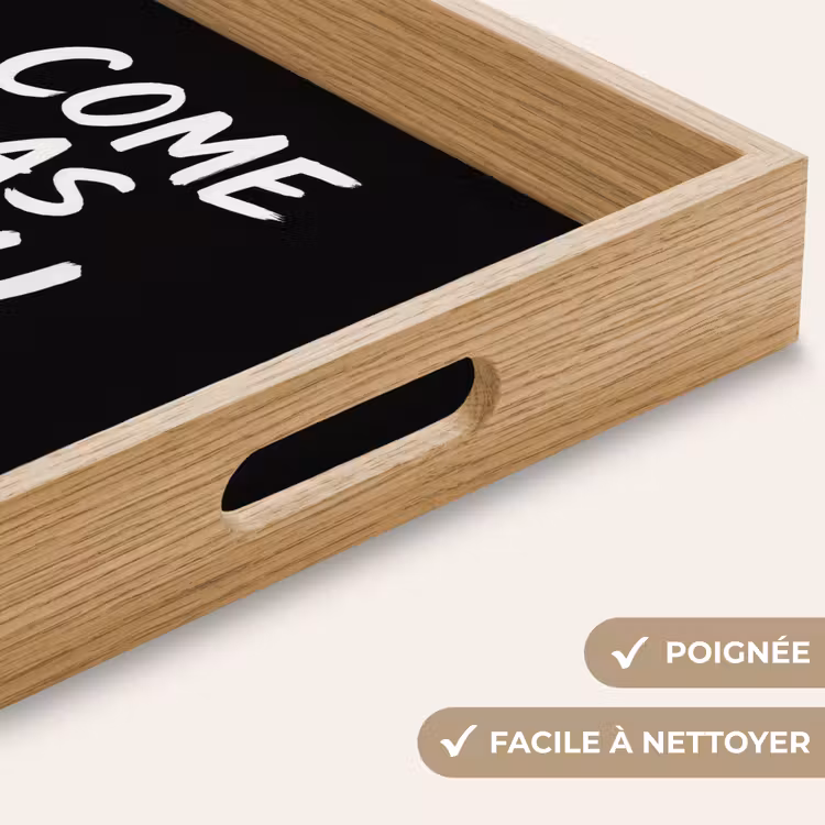 Plateau - Citation - Noir - Simple — 8
