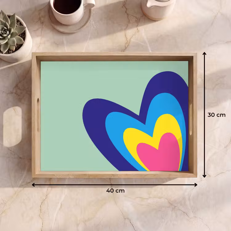 Plateau - Coeurs - Colorés - Valentin — 7
