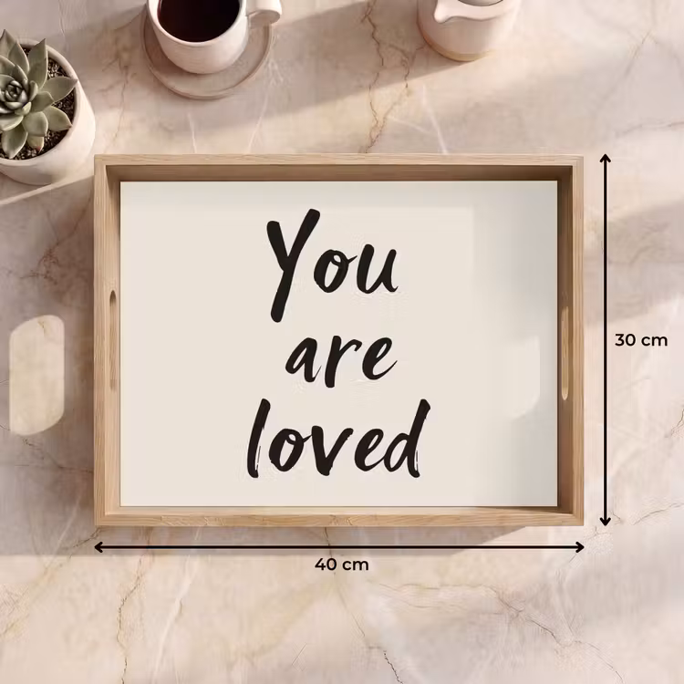 Plateau - Minimaliste - Beige - Amour — 7