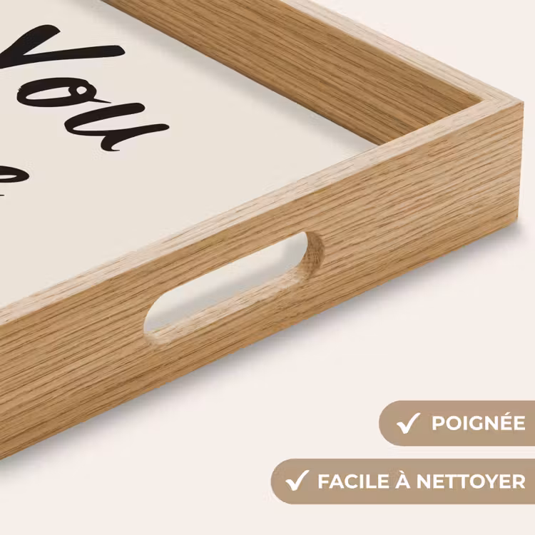 Plateau - Minimaliste - Beige - Amour — 8