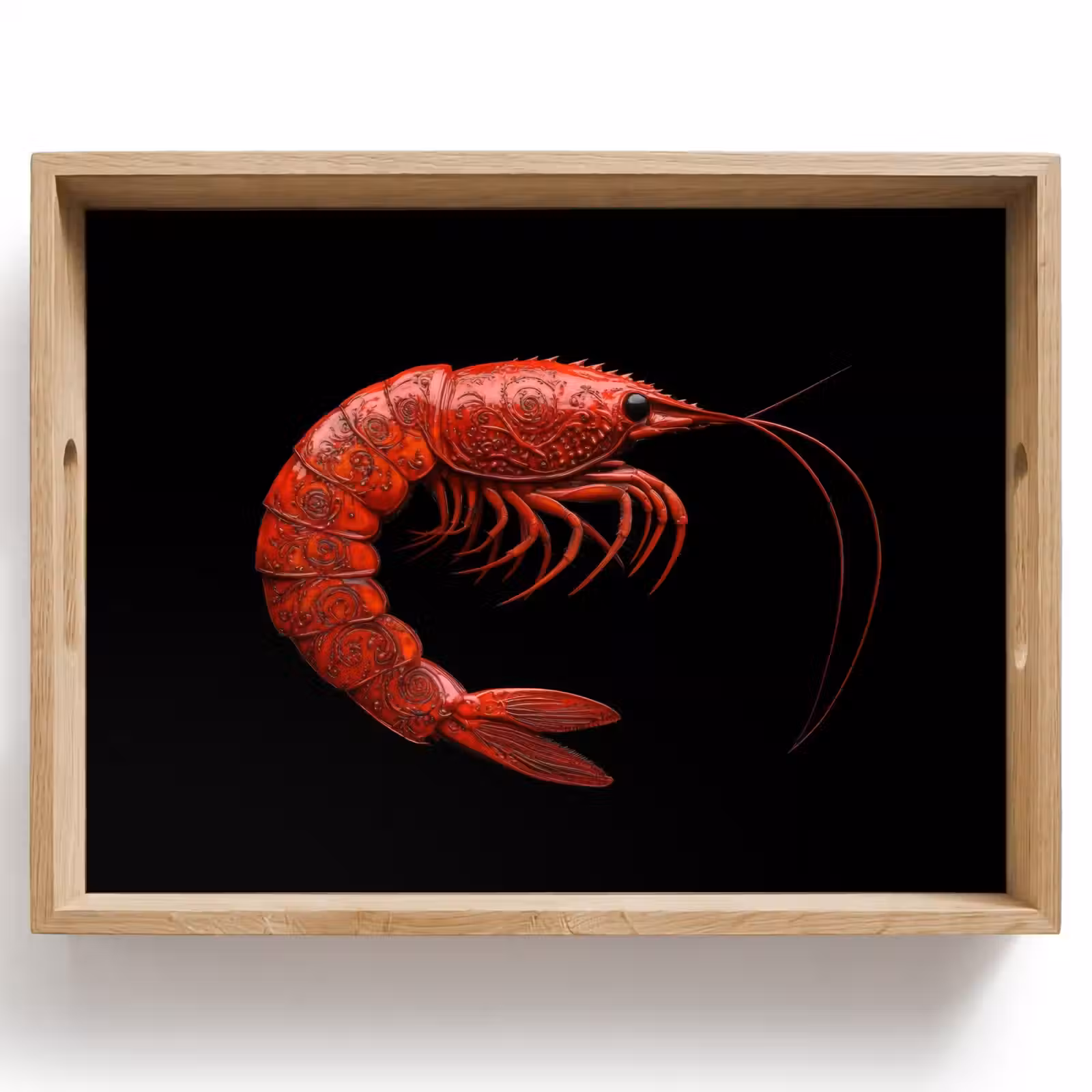 Plateau - Crevette - Rouge - Animaux — 1