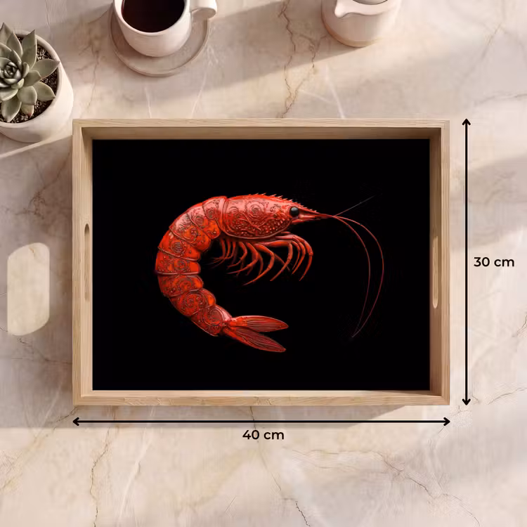 Plateau - Crevette - Rouge - Animaux — 7