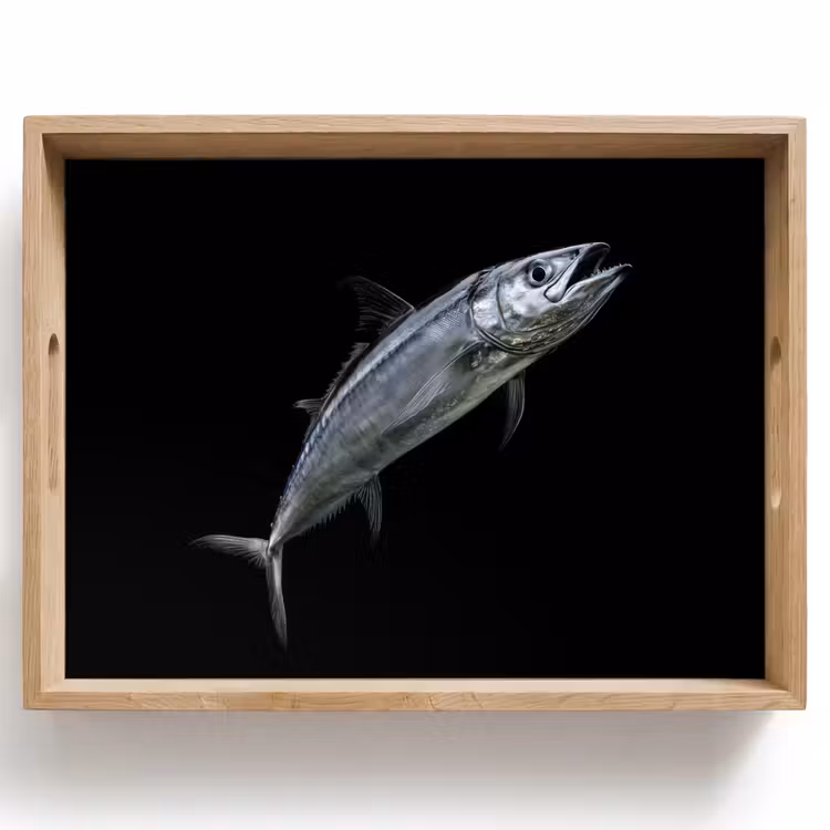 Plateau - Maquereau - Poisson - Noir — 1