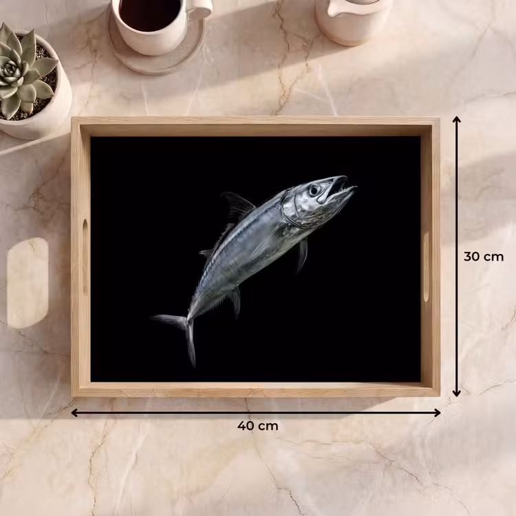 Plateau - Maquereau - Poisson - Noir — 7