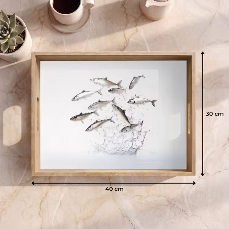 Plateau - Poisson - Eau - Blanc — 7