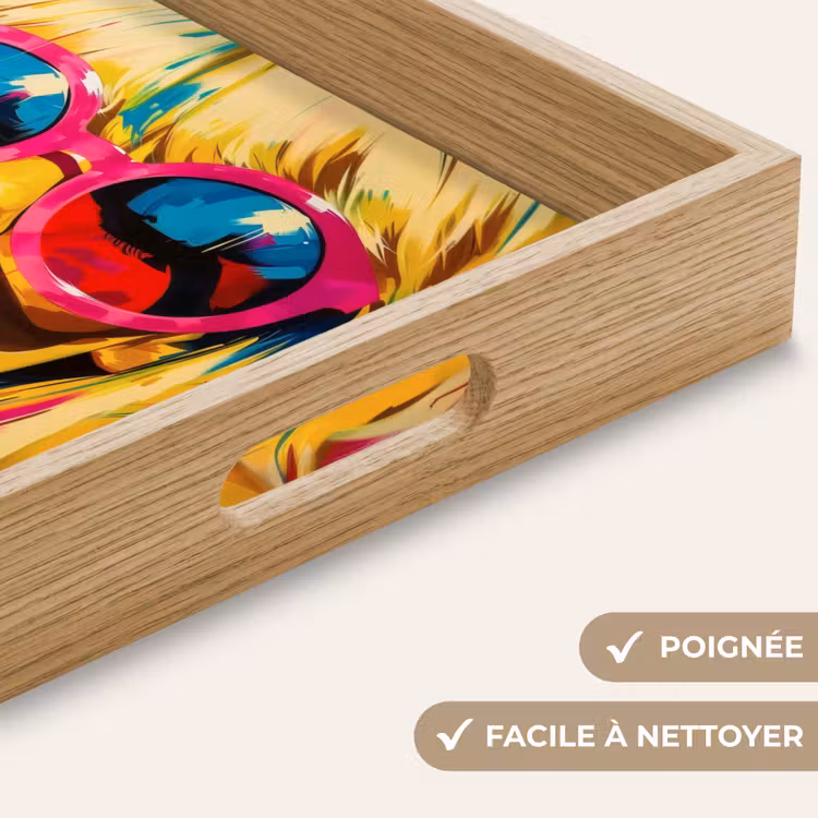 Plateau - Lunettes de soleil - Rose - Femme - paille — 8
