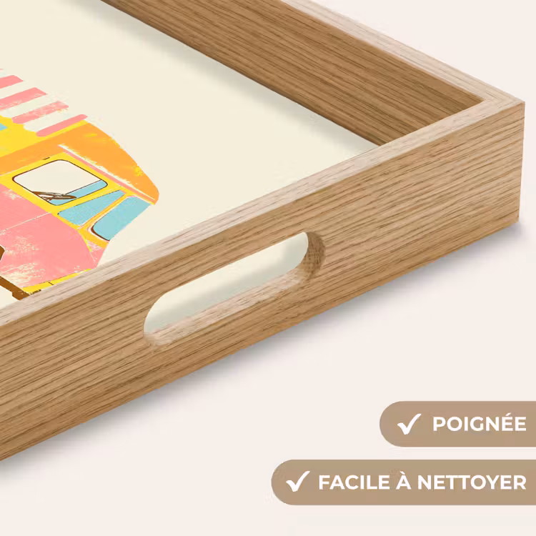 Plateau - Chariot à glaces - Rétro - Glaces à l'italienne - Rose — 8