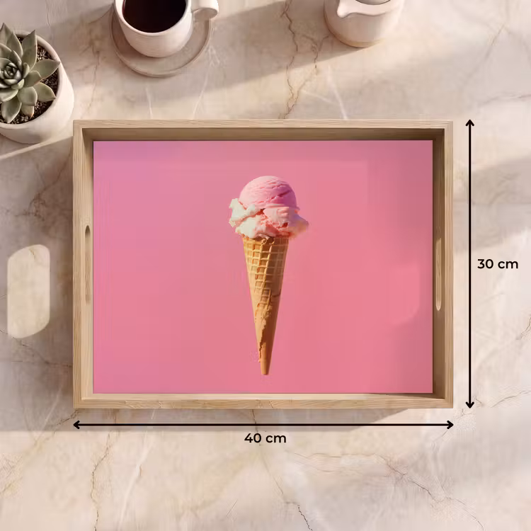 Plateau - Horn - Cuillère à glace - Rose — 7