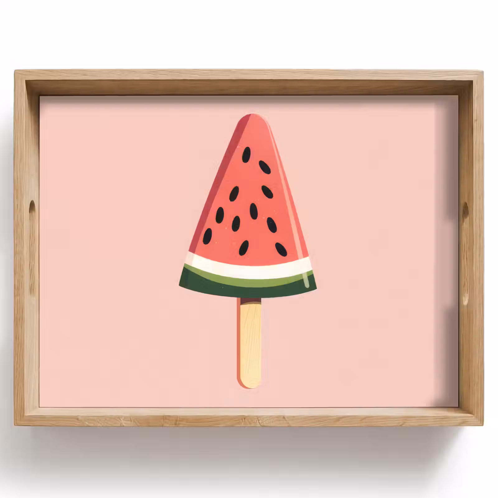 Plateau - Pastèque - Glace - Pépins - Rouge — 1