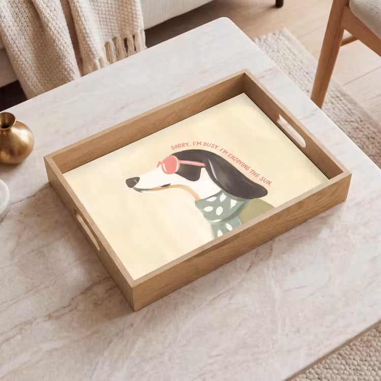 Plateau - Citation - Chien - Lunettes de soleil — 2
