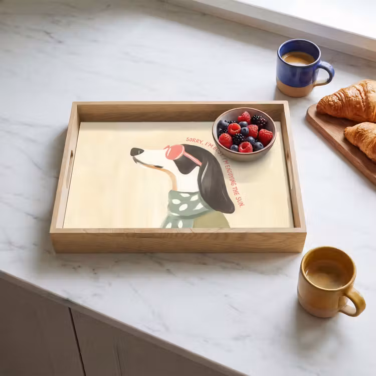 Plateau - Citation - Chien - Lunettes de soleil — 3
