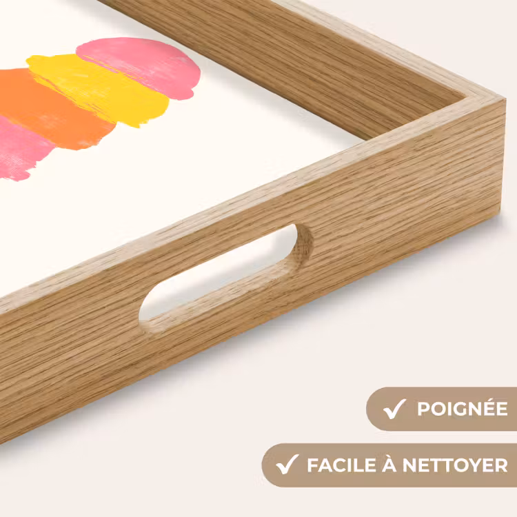 Plateau - Coupe de glace - Cornes - Illustration - Minimaliste — 8