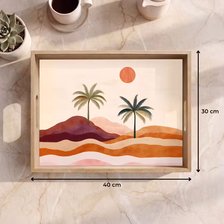 Plateau - Palmiers - Abstrait - Soleil - Collines — 7