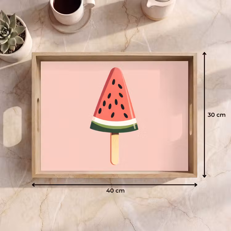 Plateau - Pastèque - Glace - Pépins - Rouge — 7