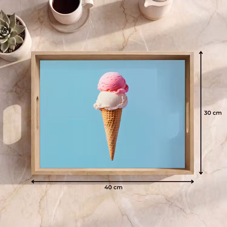 Plateau - Pelle à glace - cône - Bleu — 7