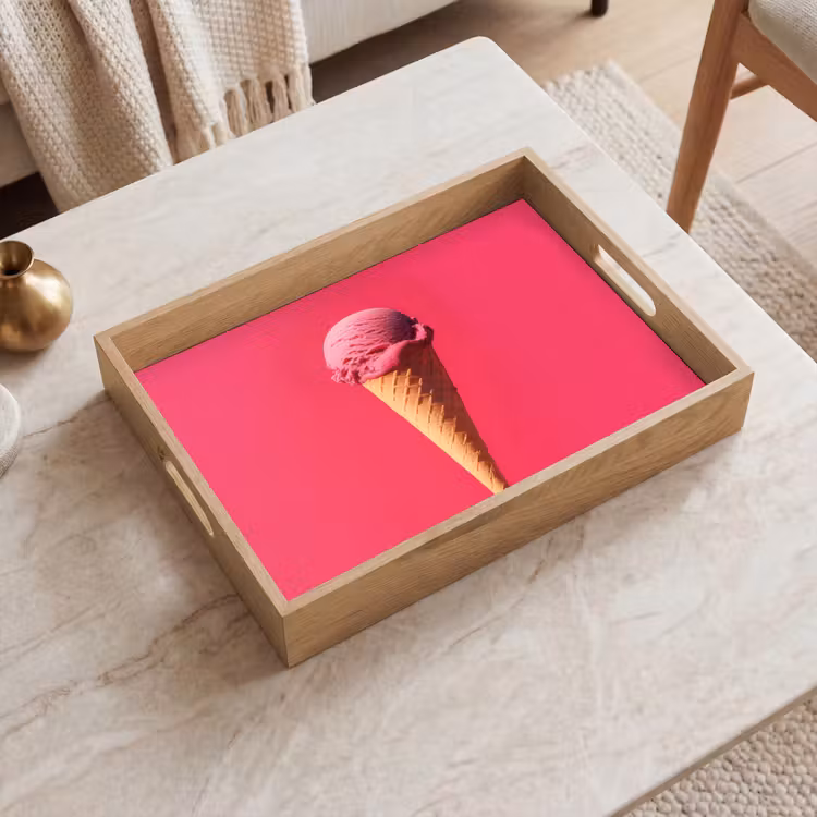 Plateau - Pelle à glace - Rose - Corne — 2