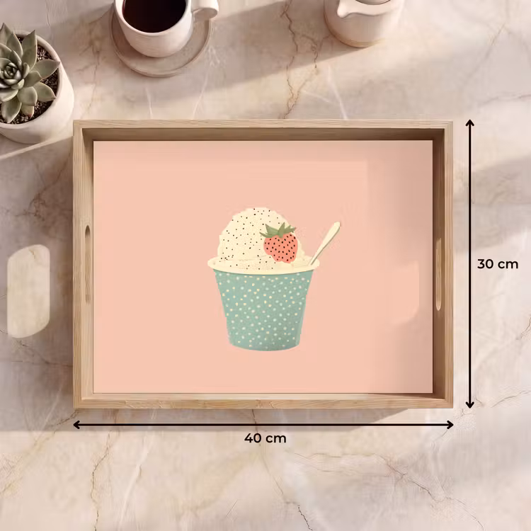 Plateau - Plateau - Glace - Fraise - Rose — 7