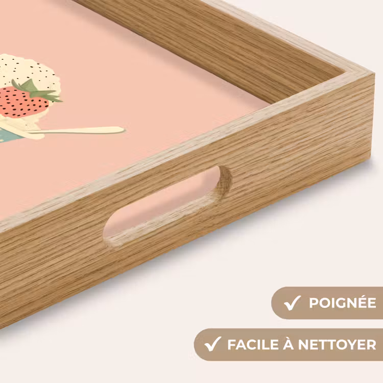 Plateau - Plateau - Glace - Fraise - Rose — 8
