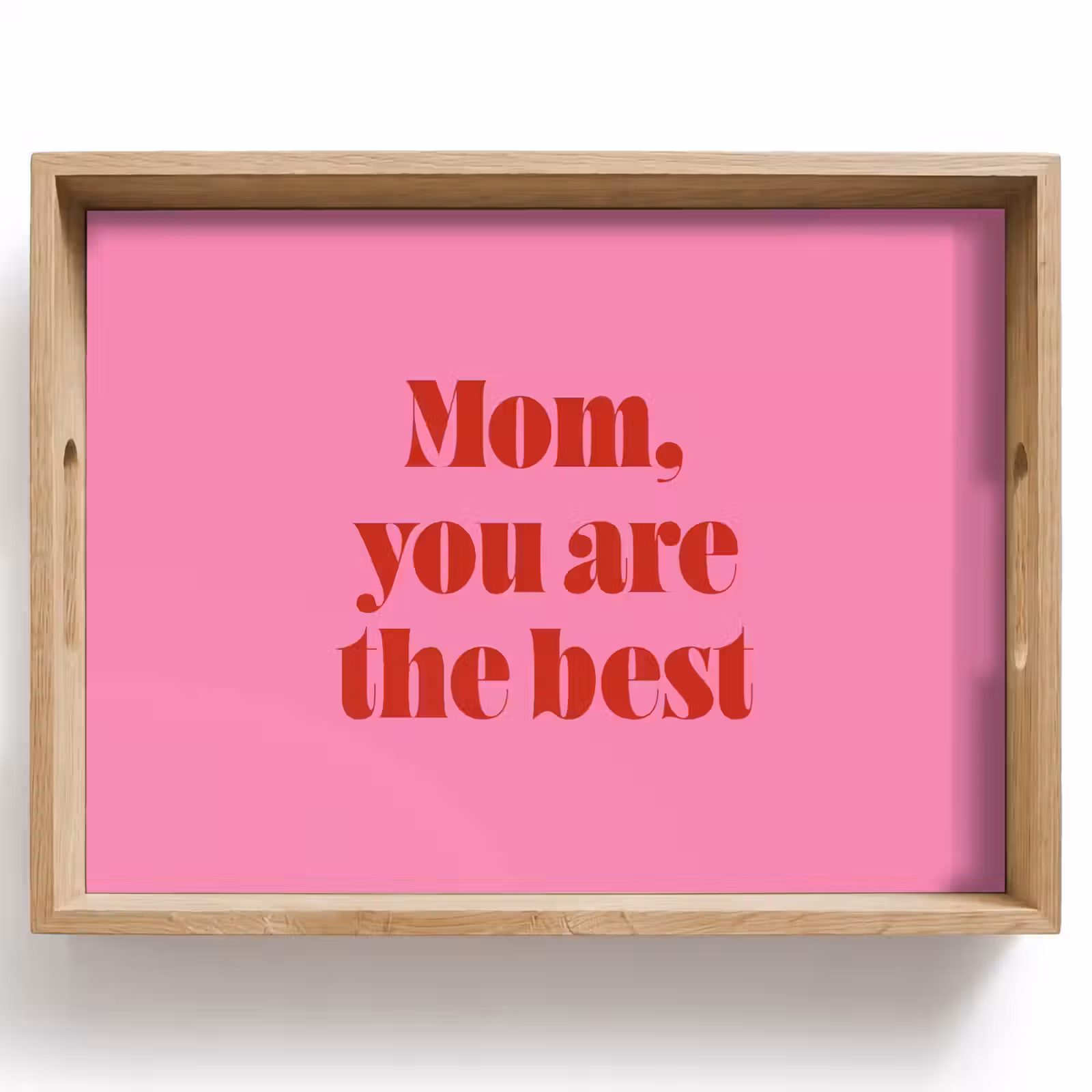 Plateau - Mère - Message - Rose — 1