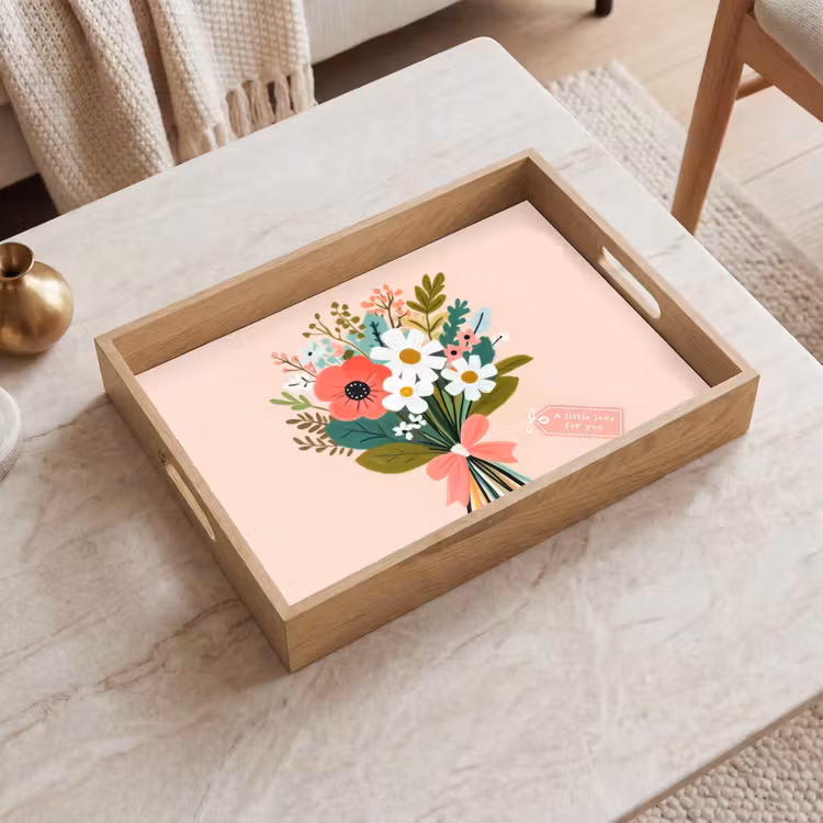 Plateau - Bouquet - Noeud - Carte - Citation — 2