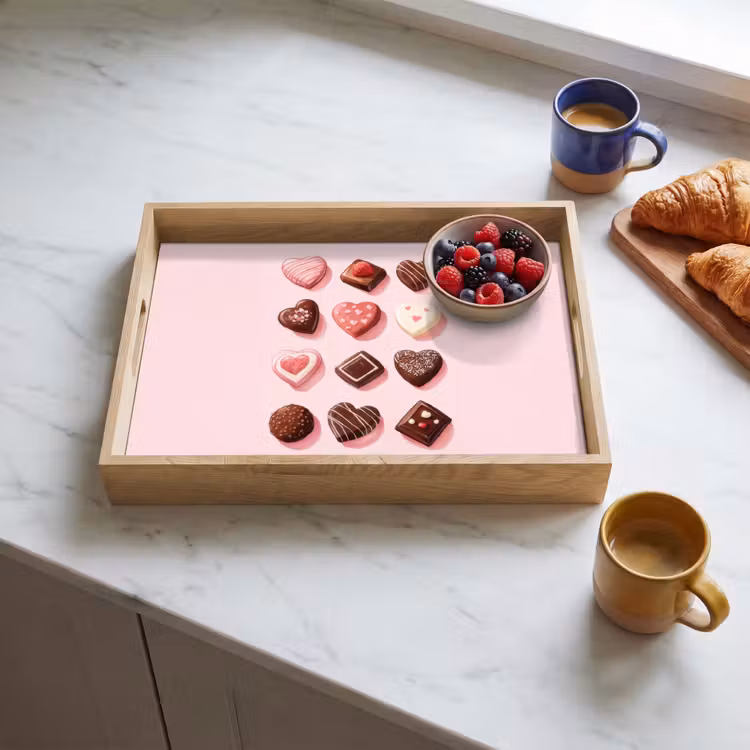 Plateau - Chocolats - En forme de cœur - Chéri(e) — 3