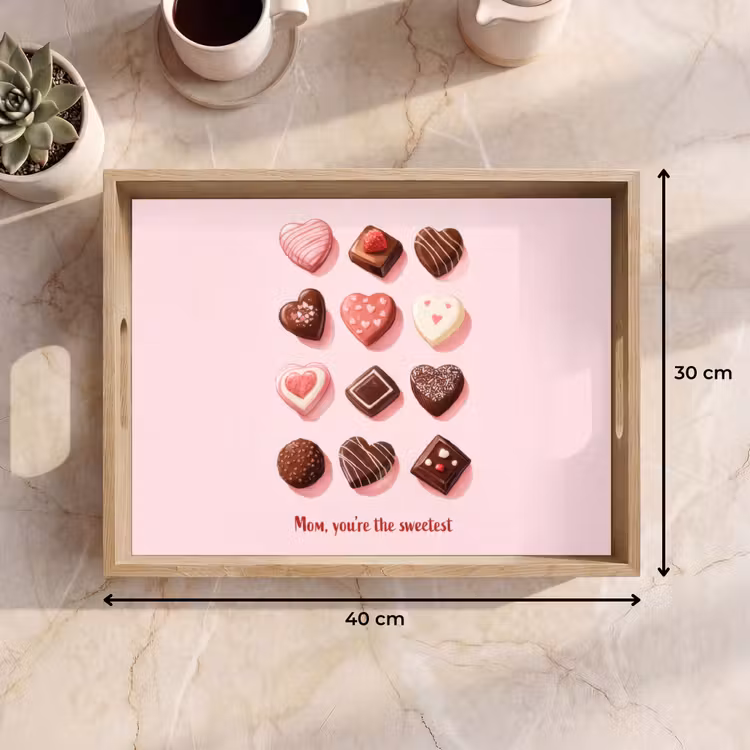 Plateau - Chocolats - En forme de cœur - Chéri(e) — 7