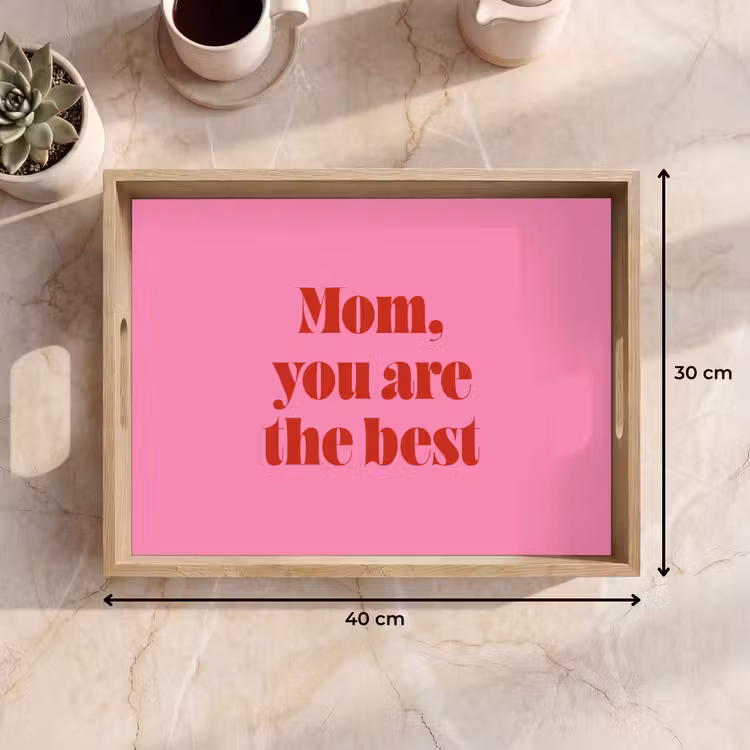 Plateau - Mère - Message - Rose — 7