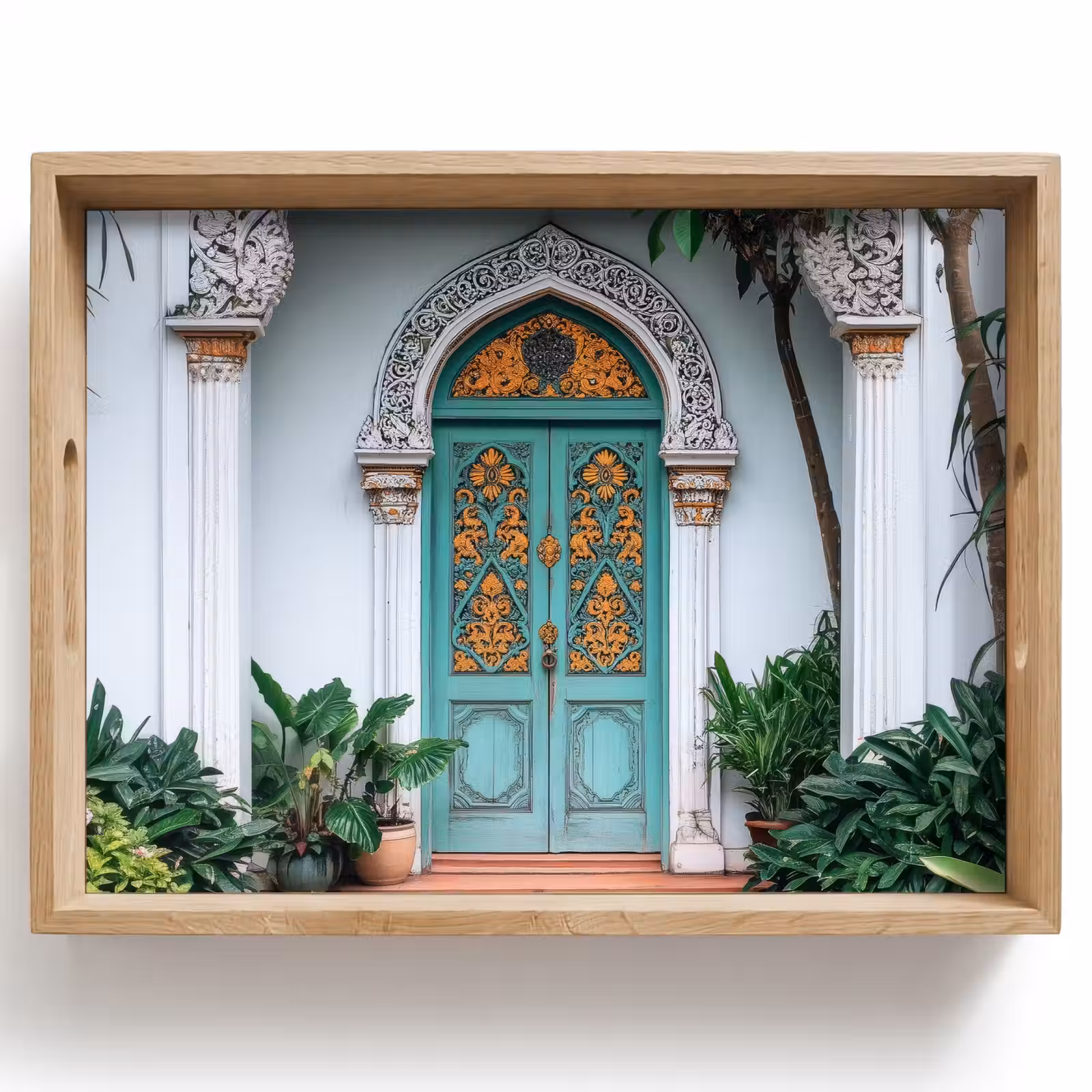 Plateau - Porte - Motifs - Plantes — 1