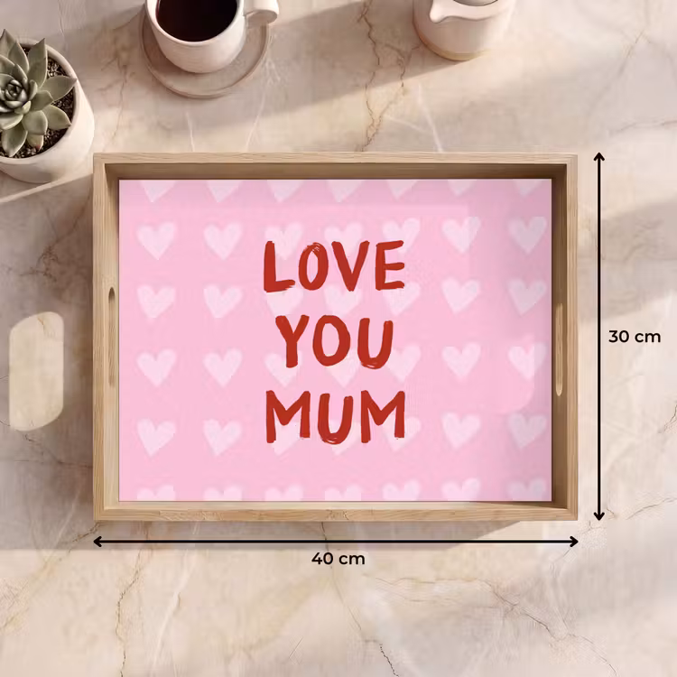 Plateau - Amour - Citation - Mère - Rouge — 7